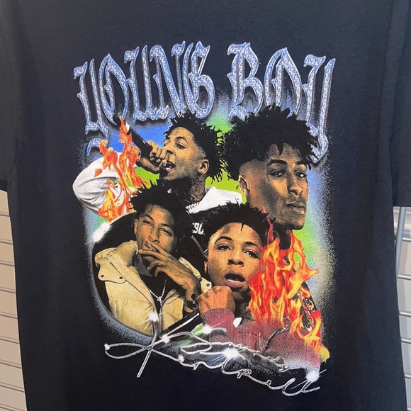 3️⃣8️⃣ NBA Youngboy shirt NWT - Picture 2 of 5
